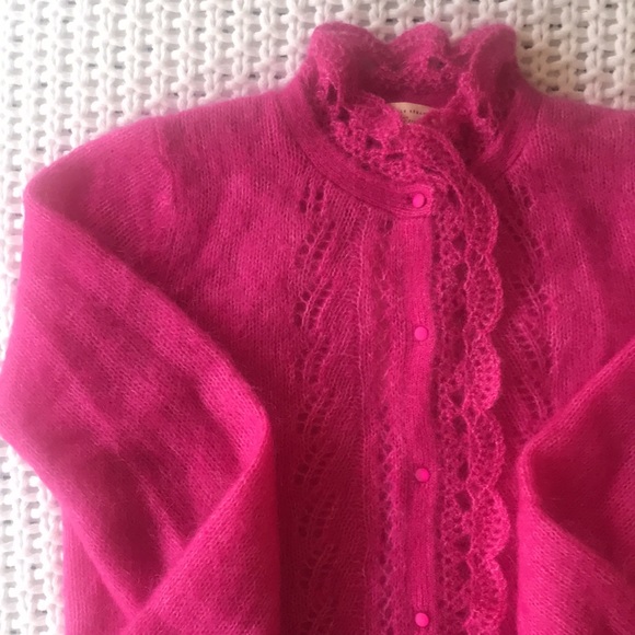 {Sold on Ⓜ️ercari} Sezane - Angie Pink Cardigan - Picture 3 of 6